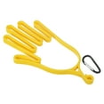 thumbnail image 1 of Uxcell Golf Gloves Stretcher, Plastic Keeper Support Rack Holder Dryer Hanger Frame with Hanging Hooks Yellow, 1 of 7