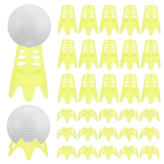 Uxcell Golf Simulator Tees [1PCS] - Plastic Golf Tees Use for Driving Range & Winter Turf  - [Yellow - 1.77 IN]
