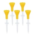 thumbnail image 1 of Uxcell Golf Tee, 5 Pack Adjustable Height Plastic Golf Tees with Triangle Mark, Yellow (3-1/2 Inch), 1 of 6