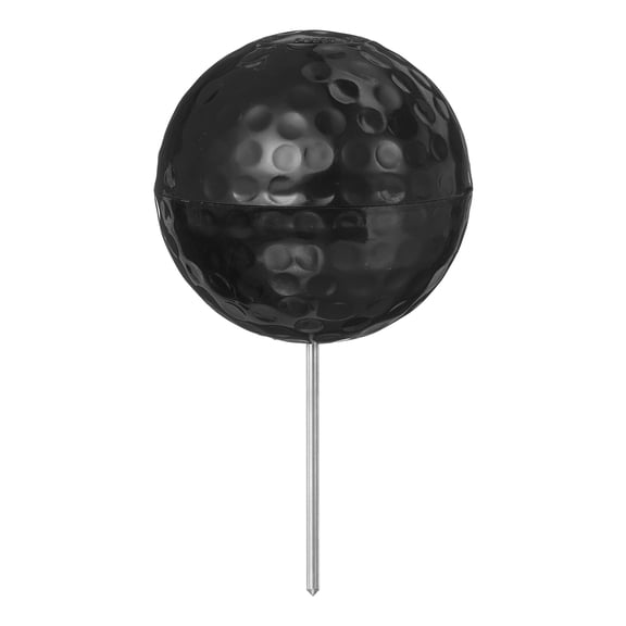 Uxcell Golf Tee Markers, Plastic Position Ball Markers, Round Golf Ball Marker, Black-Fitting for (Driving Range Boundary Markings/Temporary Area Markings)