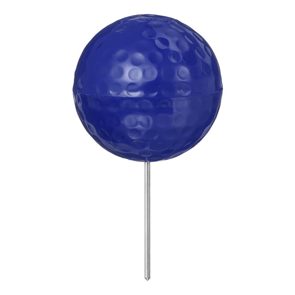 Uxcell Golf Tee Markers, Plastic Position Ball Markers, Round Golf Ball Marker, Blue-Fitting for (Driving Range Boundary Markings/Temporary Area Markings)
