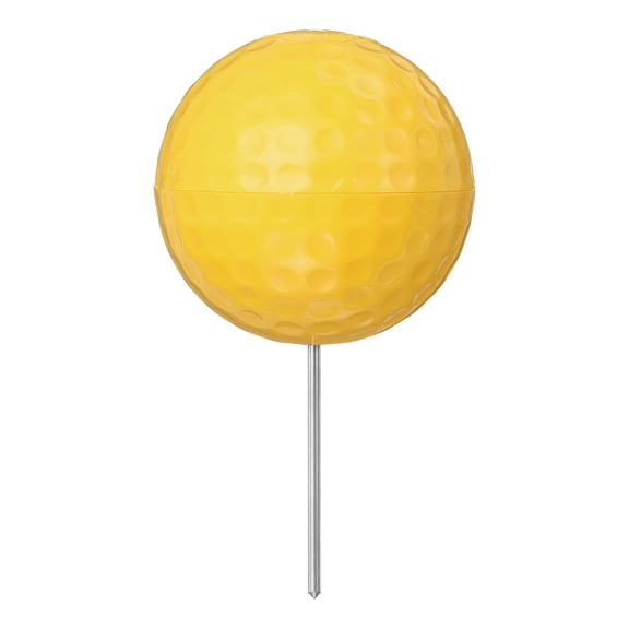Uxcell Golf Tee Markers, Plastic Position Ball Markers, Round Golf Ball Marker, Yellow-Fitting for (Driving Range Boundary Markings/Temporary Area Markings)
