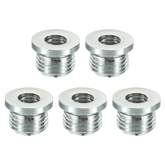 Uxcell Gooseneck Tube Connection Thread M10 Male to M6 Female Reducing Nut 5 Pack