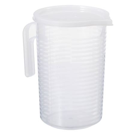 Uxcell Graduated Beaker, 2000ml PP Plastic Liquid Measuring Cup Double Sided Graduations