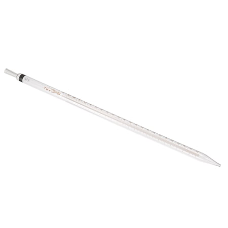 Uxcell Graduated Dropper Pipettes, 1 Pcs 50ml Borosilicate Glass Pipette for Transfer Liquid for Laboratory, Clear