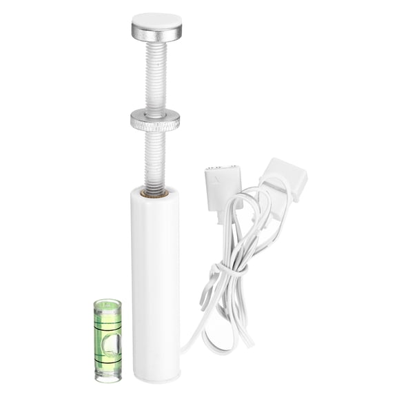 Uxcell Graphics Card GPU Support Bracket, Magnetic Base 80-130mm Adjustable Height Brace With Colorful Light, White