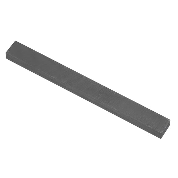 Uxcell Graphite Block 100x10x6mm Rectangle High Purity Milling Surface, EDM Graphite Electrode Plate Board, High Temperature & Corrosion Resistant for Melting Casting, Electrolysis Electroplating