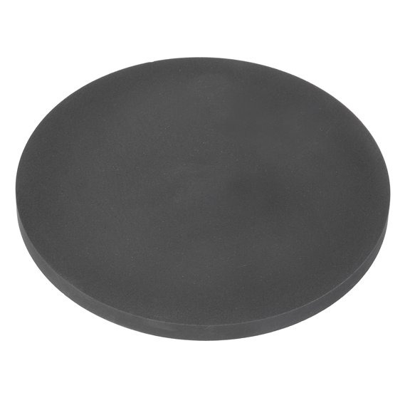 Uxcell Graphite Block 100x6mm(Dia.xT) Round High Purity Milling Surface, EDM Graphite Electrode Plate Board, High Temperature & Corrosion Resistant for Melting Casting, Electrolysis Electroplating