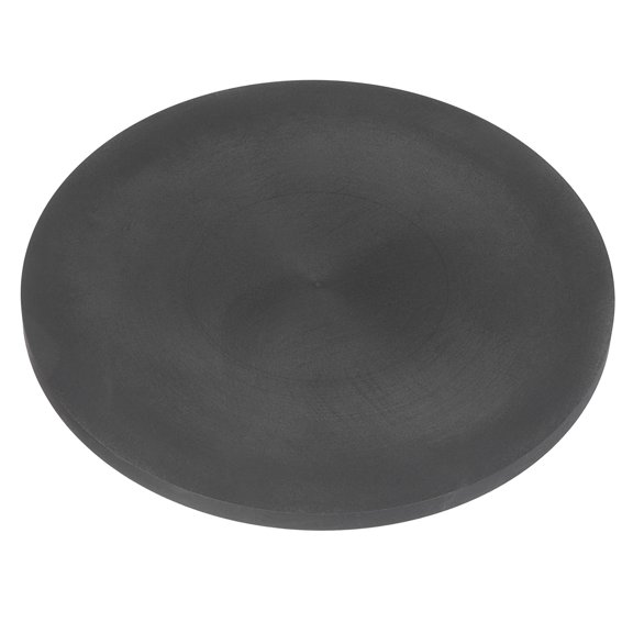 Uxcell Graphite Block 120x6mm(Dia.xT) Round High Purity Milling Surface, EDM Graphite Electrode Plate Board, High Temperature & Corrosion Resistant for Melting Casting, Electrolysis Electroplating