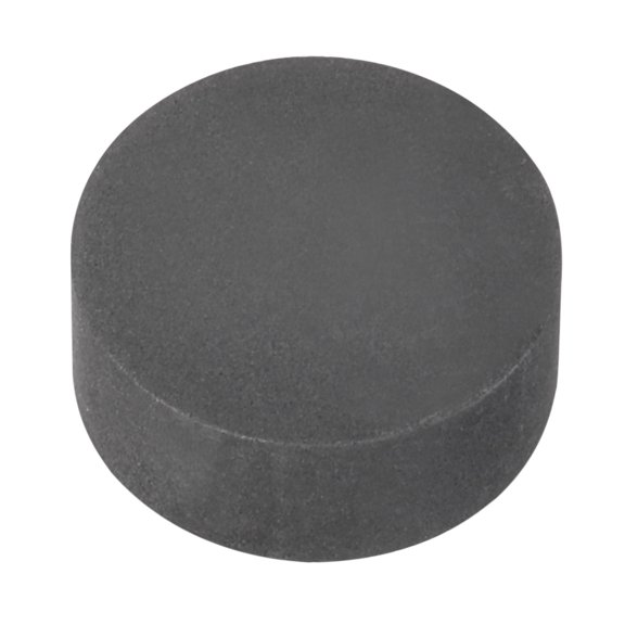 Uxcell Graphite Block 15x6mm(Dia.xT) Round High Purity Milling Surface, EDM Graphite Electrode Plate Board, High Temperature & Corrosion Resistant for Melting Casting, Electrolysis Electroplating