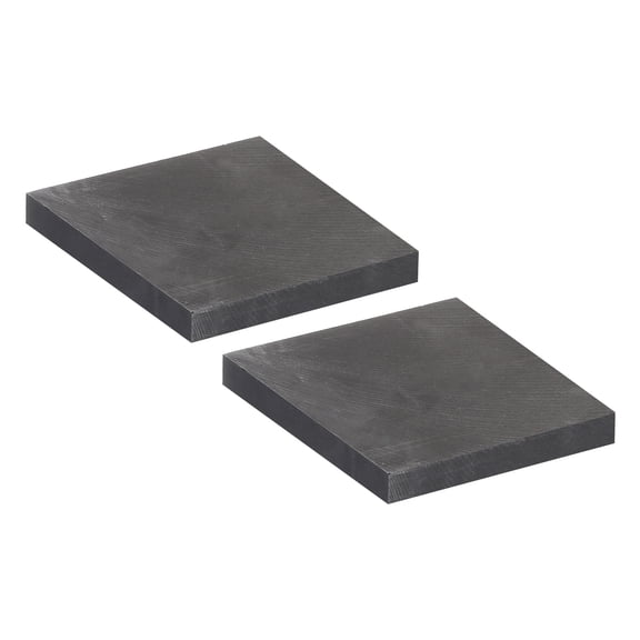 Uxcell Graphite Block Ingot Rectangle Graphite Electrode Plate 70x80x10mm for Melting Casting, Electrolysis 2Pcs