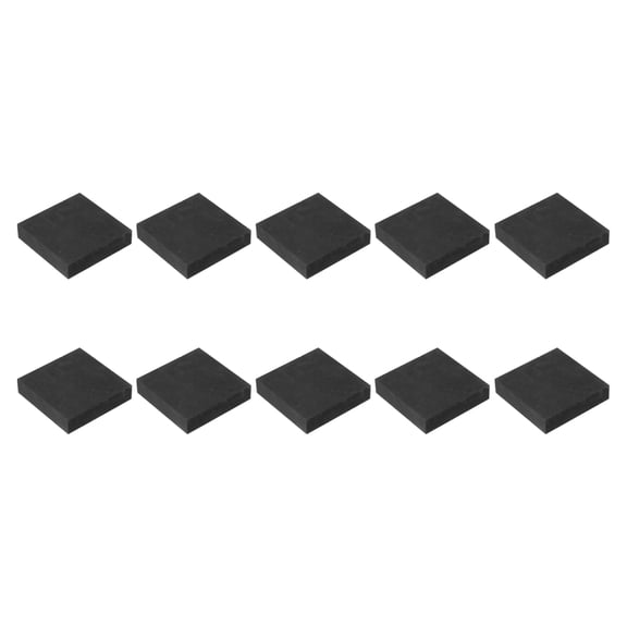 Uxcell Graphite Block Ingot Rectangle Graphite Electrode Plate Board 45x45x10mm for Melting Casting, Electrolysis Electroplating, 10 Pcs