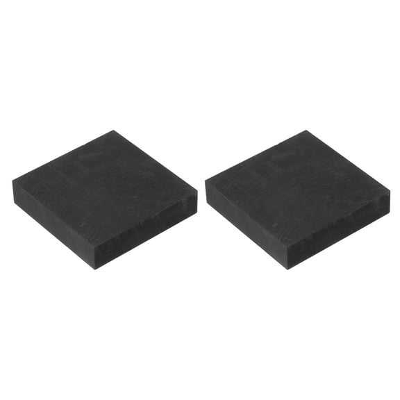 Uxcell Graphite Block Ingot Rectangle Graphite Electrode Plate Board 45x45x10mm for Melting Casting, Electrolysis Electroplating, 2 Pcs