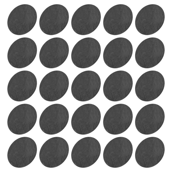 Uxcell Graphite Block Ingot Round Electrode Plate Board for Melting Casting, Electrolysis 100x20x5mm, 25 Pcs