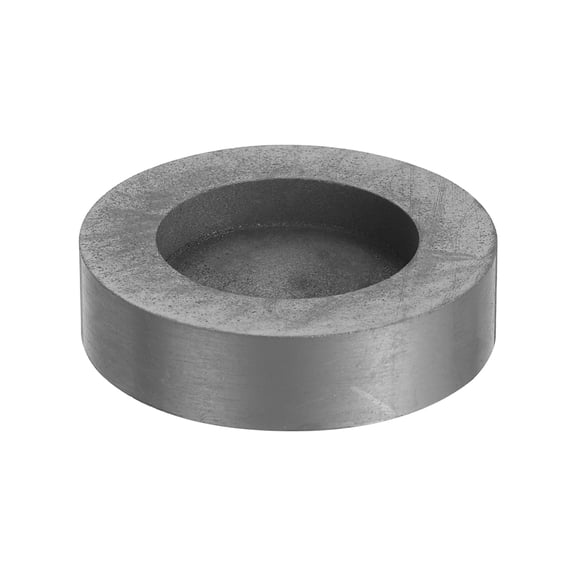 Uxcell Graphite Ingot Mould 40x10mm, Round Crucible Mould for Casting Gold Silver Copper Brass Aluminum, Melting, Refining
