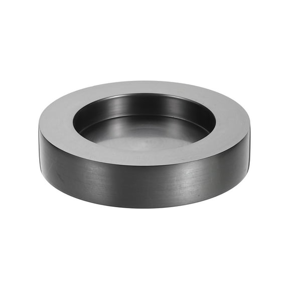 Uxcell Graphite Ingot Mould 45x10mm, Round Crucible Mould for Casting Gold Silver Copper Brass Aluminum, Melting, Refining