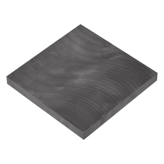 Uxcell Graphite Plate 100mmx100mmx10mm Graphite Blank Block Black 1 Pack