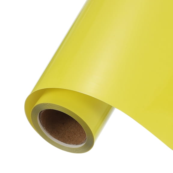 Light Yellow Permanent Vinyl, 10 Inch x 8ft Adhesive Vinyl Roll for Decal Cutting, Signs, Scrapbooking, DIY Craft, Home Decoration
