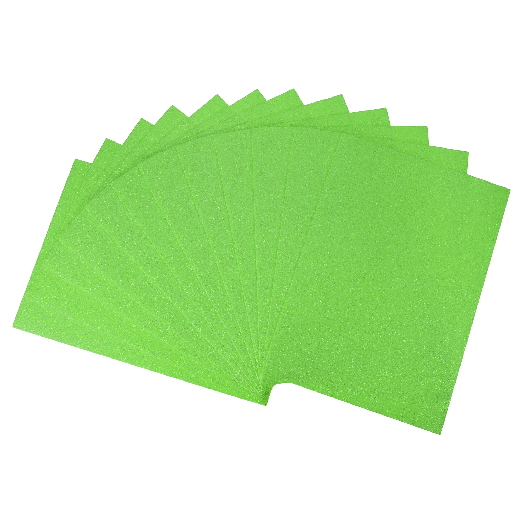 Glitter foam in sheets (2mm) color dark green - 0212