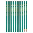 thumbnail image 1 of Uxcell Green Hexagon Pencils, 10 Pack HB Graphite Pencils Wood Pencils Double-Ended Pencil, 1 of 6