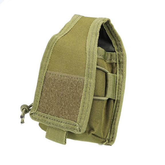 Uxcell Green Radio Pouch Walkie Talkie Protective Covers Nylon Holder Carry Bag