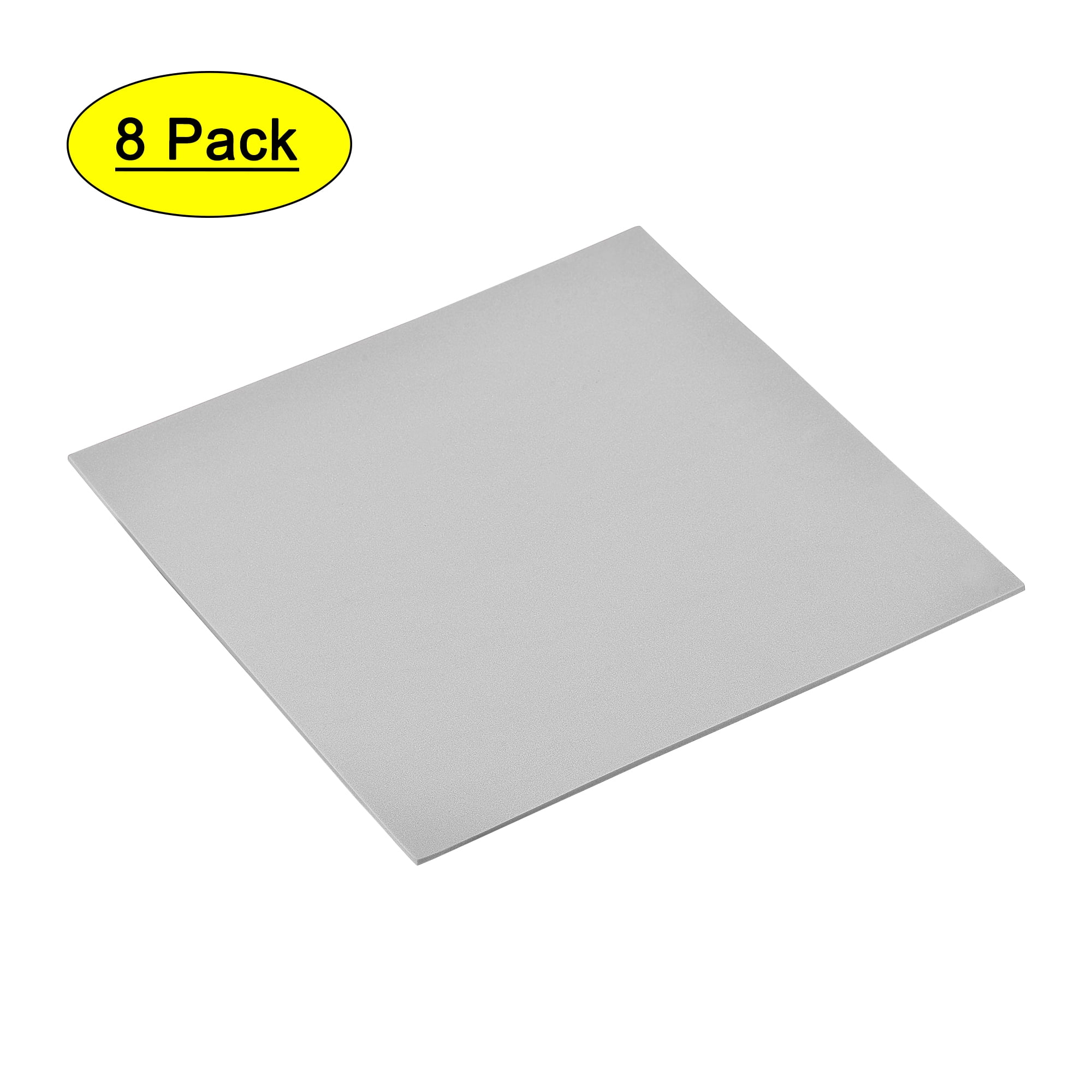 Uxcell White Shiny Eva Foam Sheets 11 x 8 inch 2mm Thick for Crafts DIY 12 Pcs | Harfington, White / 12pcs