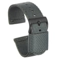 thumbnail image 1 of Uxcell Grey Nylon Watch Band 24mm Width Soft and Comfortable Nylon Strap with Black Buckle, 1 of 6