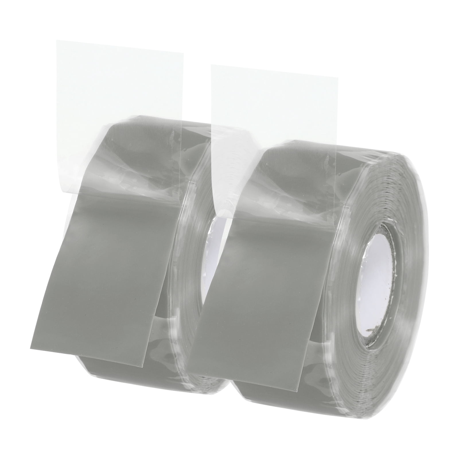 Uxcell Grip Tape, Self-Fusing Silicone Tape 17ft, Sealing Repair Wrap Tape, Grey 2 Pcs