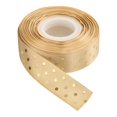 thumbnail image 1 of Uxcell Grosgrain Ribbons 25 Yards 1 Inch Khaki with Gold Dots Ribbon Bow Decoration for Crafts Gift DIY, 1 of 5