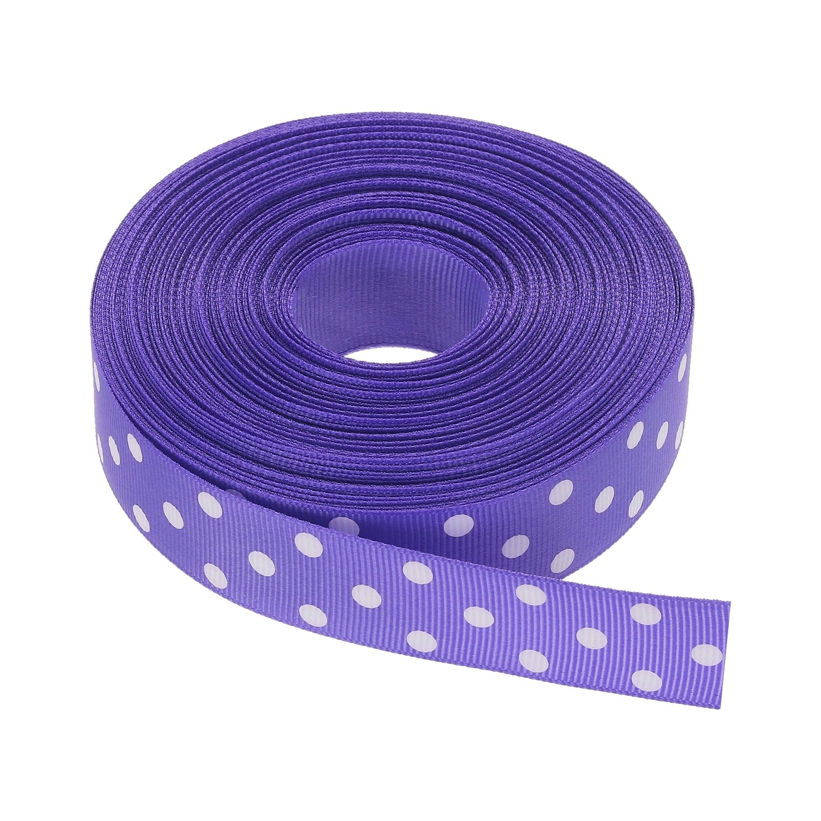 Uxcell Grosgrain Ribbons with White Dots Ribbon Bow Decoration Crafts ...