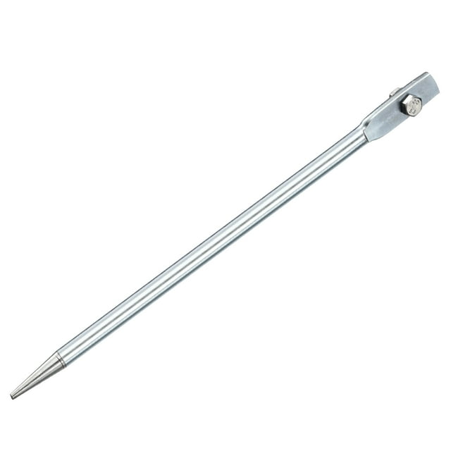 Uxcell Ground Rod Hot Galvanized Grounding Pin 1.6ft Straight Single Hole Grounding Stake for