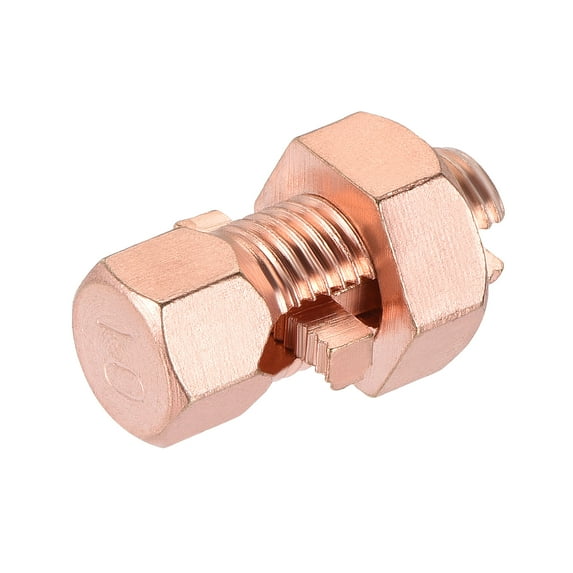 Uxcell Grounding Bolt Connector Copper Grounding Protection for Electrical and Mechanical Equipment