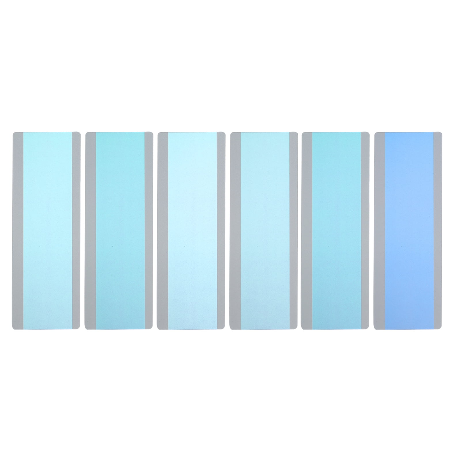 Uxcell Guided Reading Strips, 6Pcs Reading Tracking Ruler Highlight ...