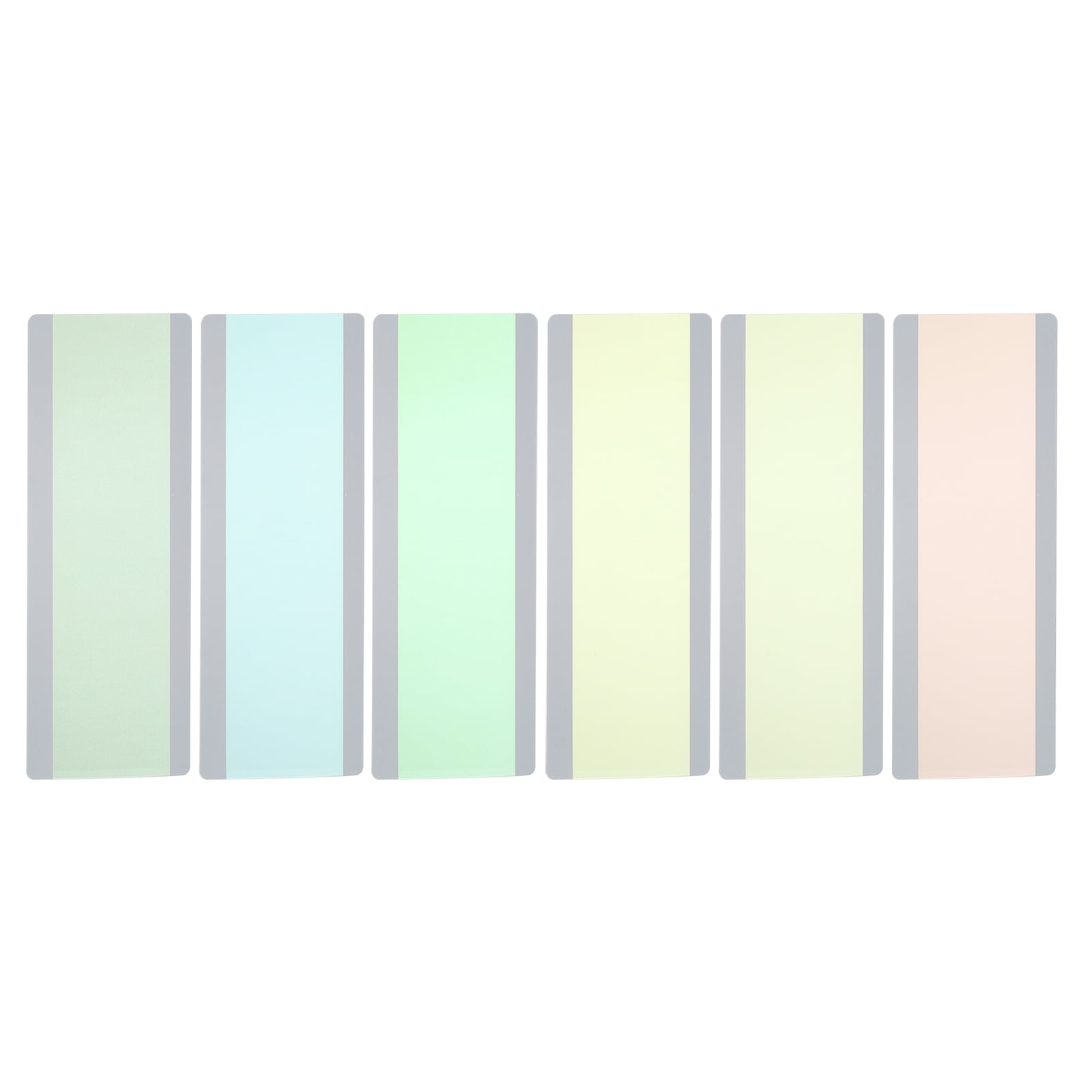 Uxcell Guided Reading Strips, 6Pcs Reading Tracking Ruler Highlight ...