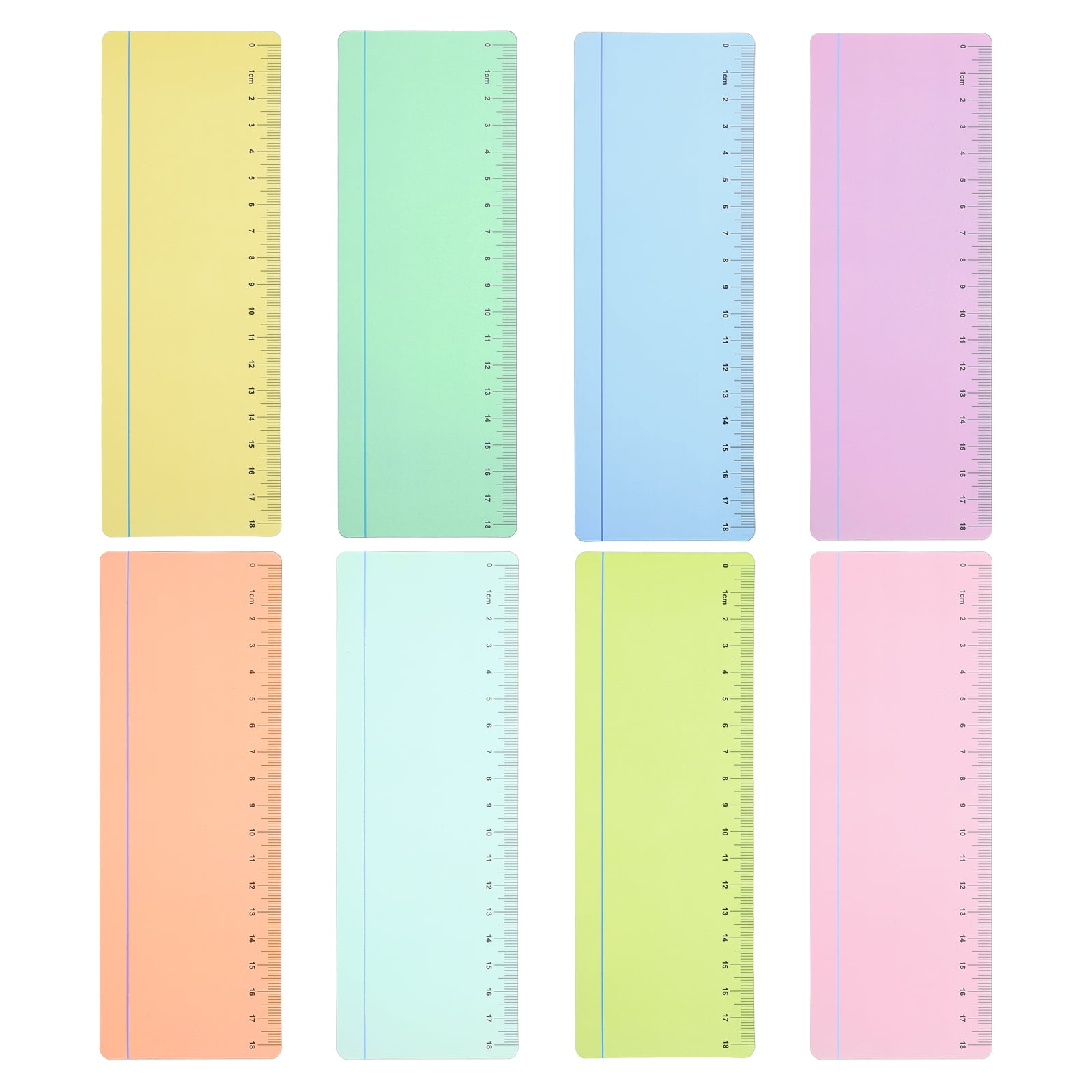 Uxcell Guided Reading Strips Highlight Colored Overlay Bookmark Reading ...