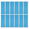 thumbnail image 1 of Uxcell Guided Reading Strips Tracking Highlight Colored Overlay Bookmark Blue 12 Pcs, 1 of 6