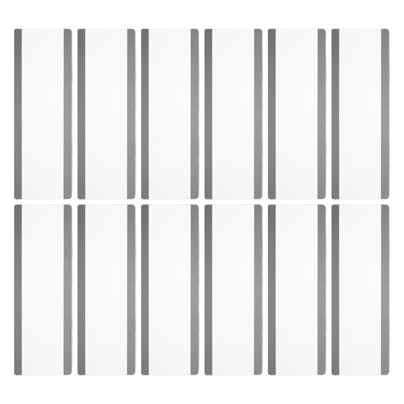 Uxcell Guided Reading Strips Tracking Highlight Colored Overlay Bookmark Clear 12 Pcs