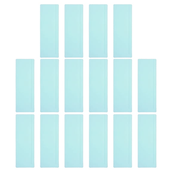 Uxcell Guided Reading Strips Tracking Highlight Colored Overlay Bookmark Light Blue 16 Pcs