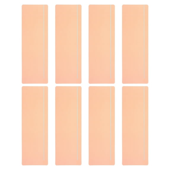 Uxcell Guided Reading Strips Tracking Highlight Colored Overlay Bookmark Light Orange 8 Pcs
