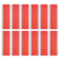 thumbnail image 1 of Uxcell Guided Reading Strips Tracking Highlight Colored Overlay Bookmark Red 12 Pcs, 1 of 6
