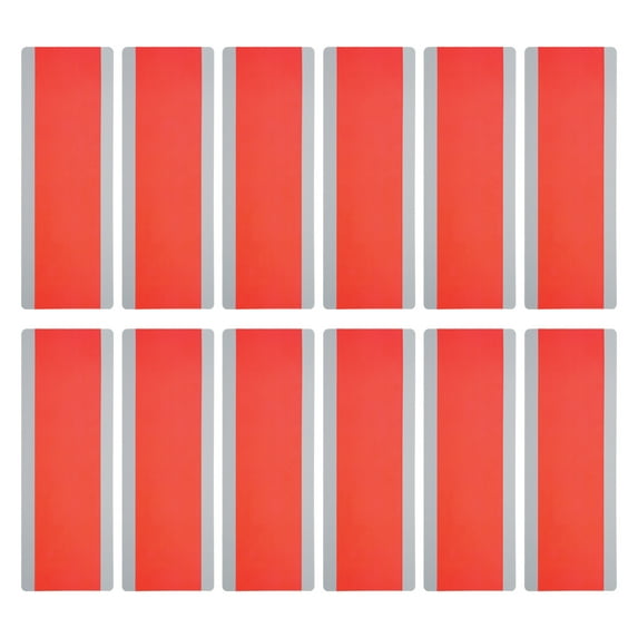 Uxcell Guided Reading Strips Tracking Highlight Colored Overlay Bookmark Red 12 Pcs