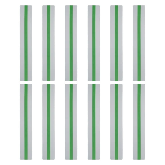 Uxcell Guided Reading Strips Tracking Highlight Colored Overlay Bookmarks Green 12 Pcs
