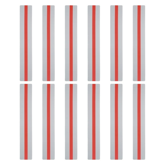 Uxcell Guided Reading Strips Tracking Highlight Colored Overlay Bookmarks Red 12 Pcs
