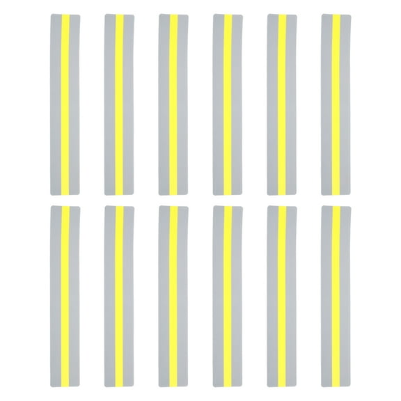 Uxcell Guided Reading Strips Tracking Highlight Colored Overlay Bookmarks Yellow 12 Pcs