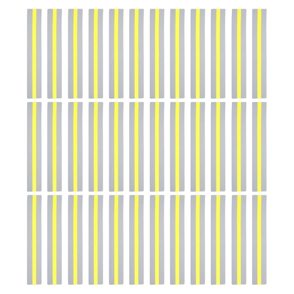 Uxcell Guided Reading Strips Tracking Highlight Colored Overlay Bookmarks Yellow 36 Pcs