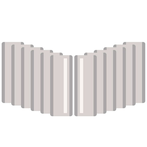 Uxcell Guided Reading Strips, Tracking Highlight Colored Overlay Strips Dyslexia Reading Tools, Grey 12 Pieces