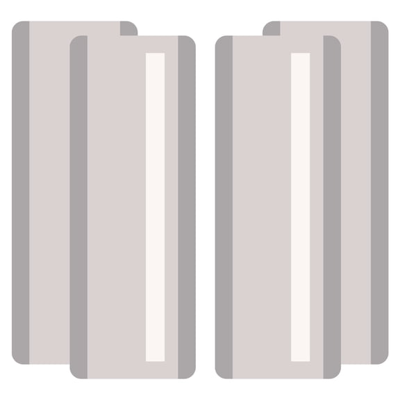 Uxcell Guided Reading Strips, Tracking Highlight Colored Overlay Strips Dyslexia Reading Tools, Grey 4 Pieces