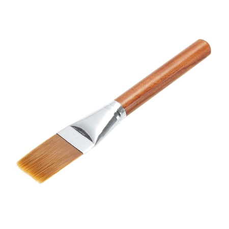 Uxcell Guitar Cleaner Brush Sandalwood Flat Head Guitar String Cleaner Tool for Musical Instrument Light Brown