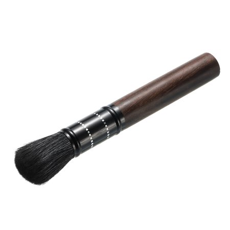 Uxcell Guitar Cleaner Brush Wood Round Head Guitar String Cleaner for Musical Instrument Light Brown
