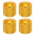thumbnail image 1 of Uxcell Guitar Knobs Volume/Tone Control CNC Machined Knurled Design Gold 4, 1 of 6
